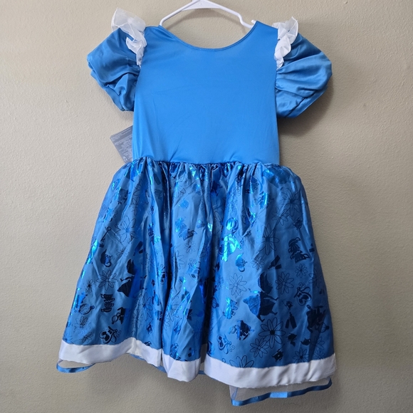 DISNEY STORE Alice in Wonderland Costume Dress Blue Girls 11/12 NEW NWT - Picture 11 of 11